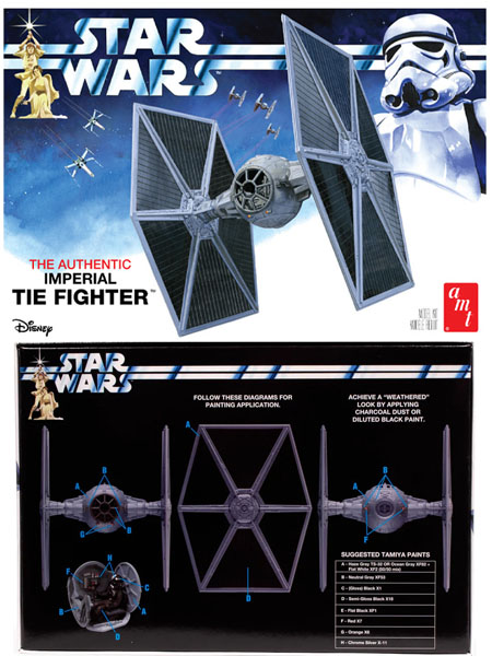 AMT Star Wars A New Hope TIE Fighter 1/48 Scale Model Kit